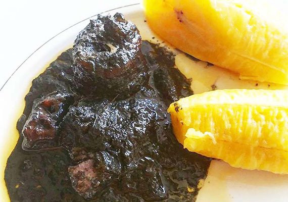 La recette du Mbongo Tchobi