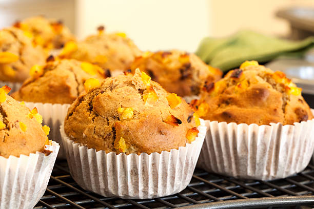 Muffins aux carottes et aux pommes 